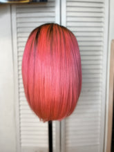 Load image into Gallery viewer, Ombré Pink Bob Wig
